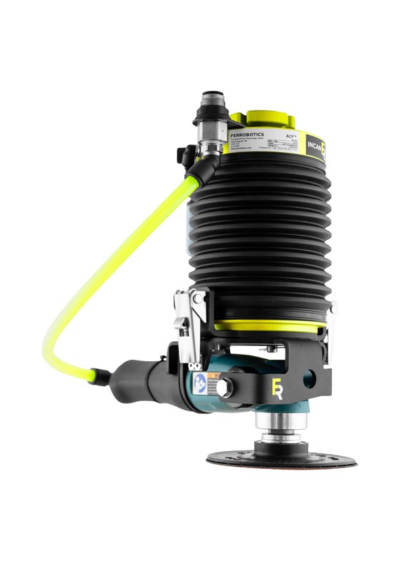 O kit inclui: FerRobotics ACF-K + Ferramenta Dynabrade Ref. 52635