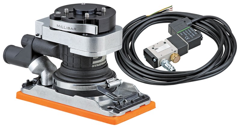 Lixadeira Orbital Robótica Dynabug de 3-2/3" (93 mm) L x 7" (180 mm) L, Aspiração Central