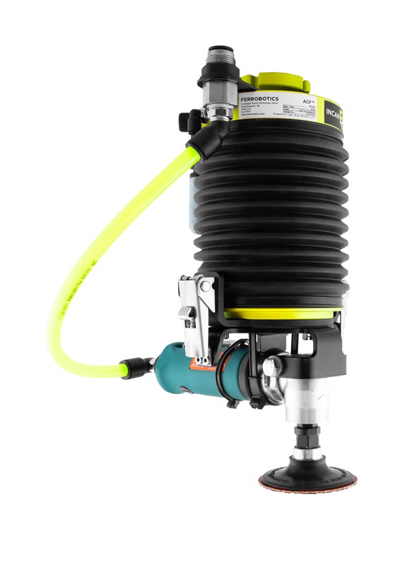 O kit inclui: FerRobotics ACF-K + Ferramenta Dynabrade Ref. 54771